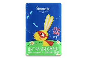Сирок солодкий "Дитячий смак" з ароматом ванілі ТМ "Гармонія" 23% жиру, 90 г